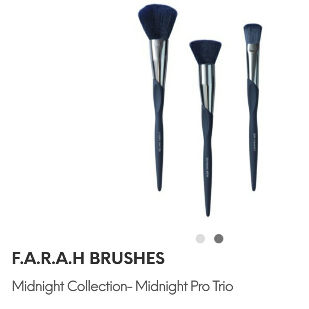 F.A.R.A.H. Brushes Midnight Pro Trio Collection